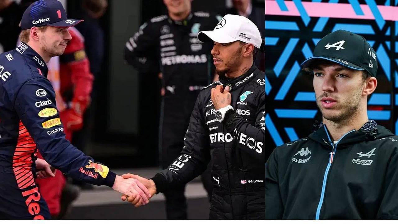 Life-Sized Cardboard Cutouts of Lewis Hamilton and Max Verstappen Decorate Pierre Gasly’s Garage