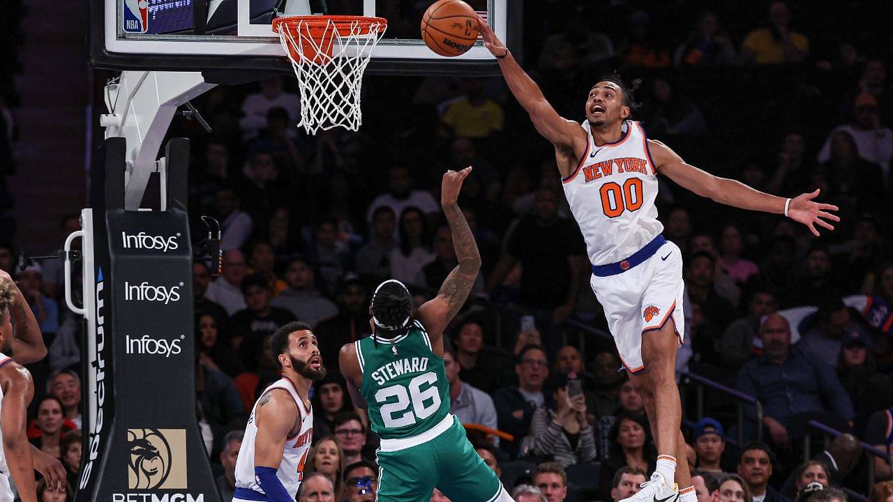 Jacob Toppin Vertical Jump and Other FAQs About Knicks’ 2024 Slam Dunk Contest Participant